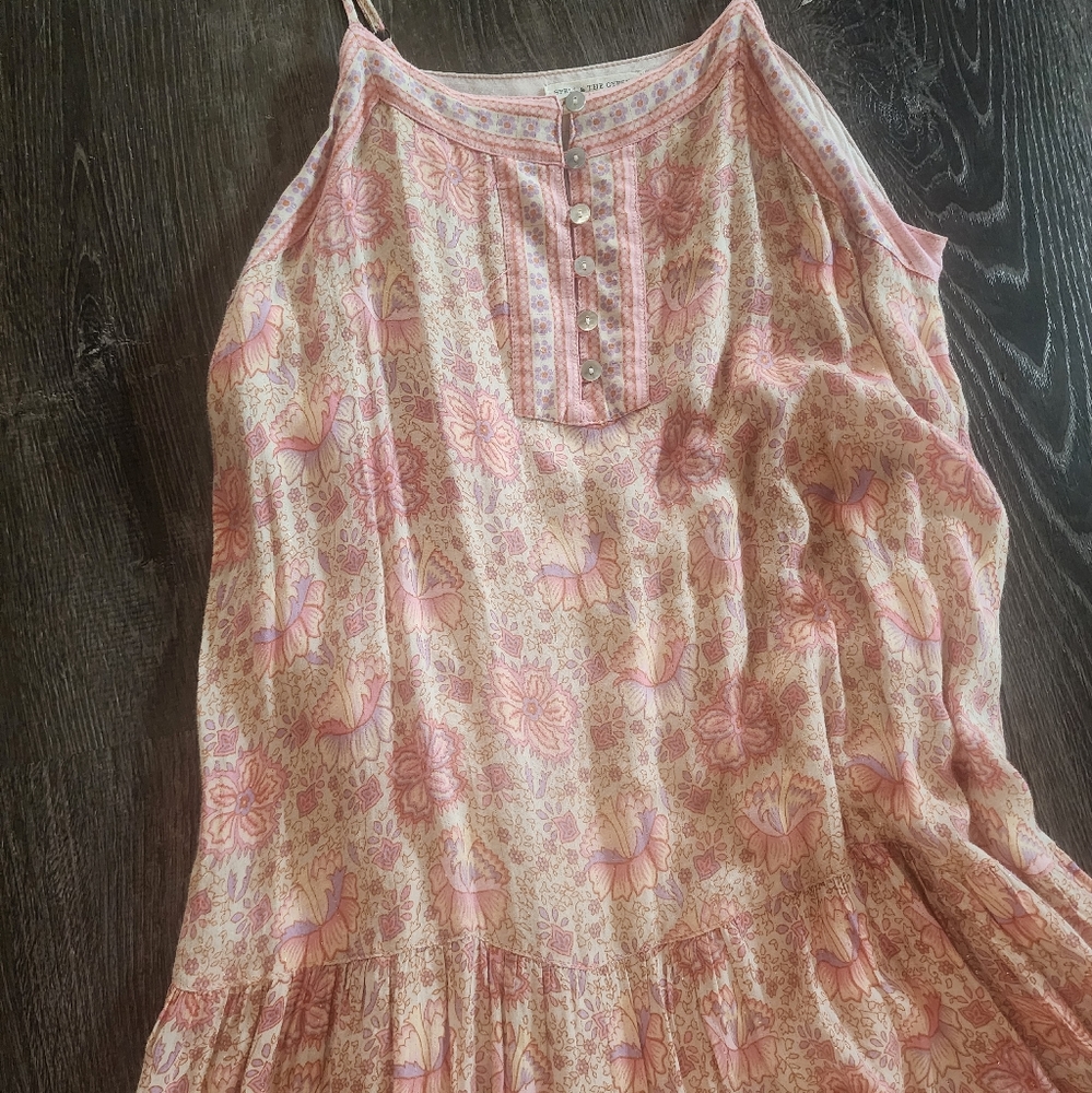 Spell And The Gypsy Collective Poinciana Strappy Dress Gown Size M - Picture 10 of 11